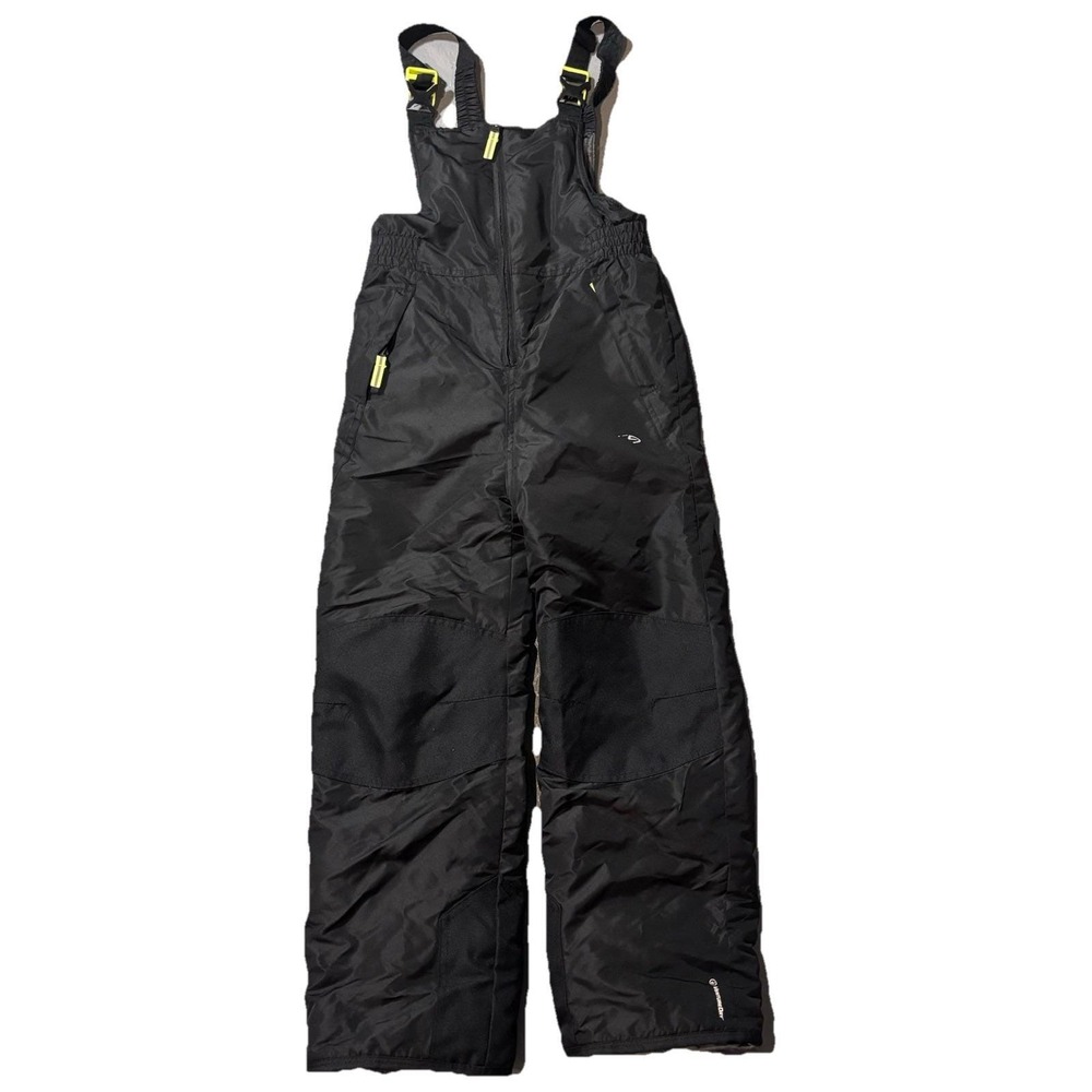 Champion C9 Snow Bibs Kids Medium 8-10 Black Insulated Winter Ski Overalls Bibs